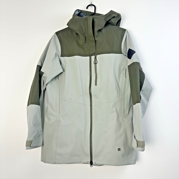 Salomon Jacket Mens Large Pertex Shield Lightweight Backcountry Ski Touring Snow - Picture 1 of 16